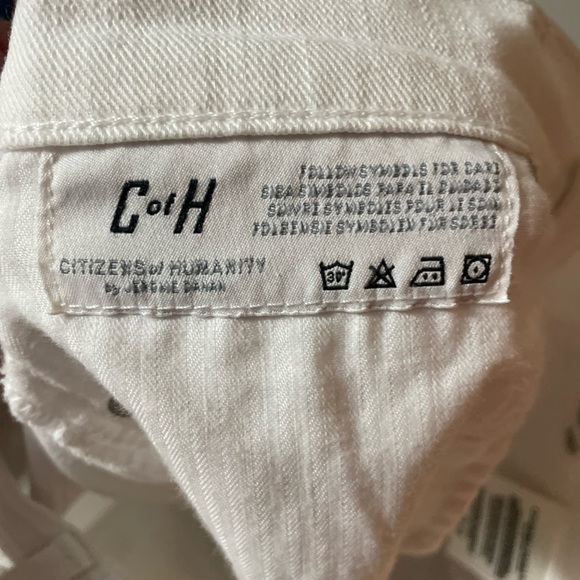 CoH White Distressed Straight Leg Jean - Sz 28 - Picture 7 of 12